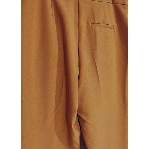 ASOS Design Caramel Structured Flare Dress Pants - Picture 5 of 5